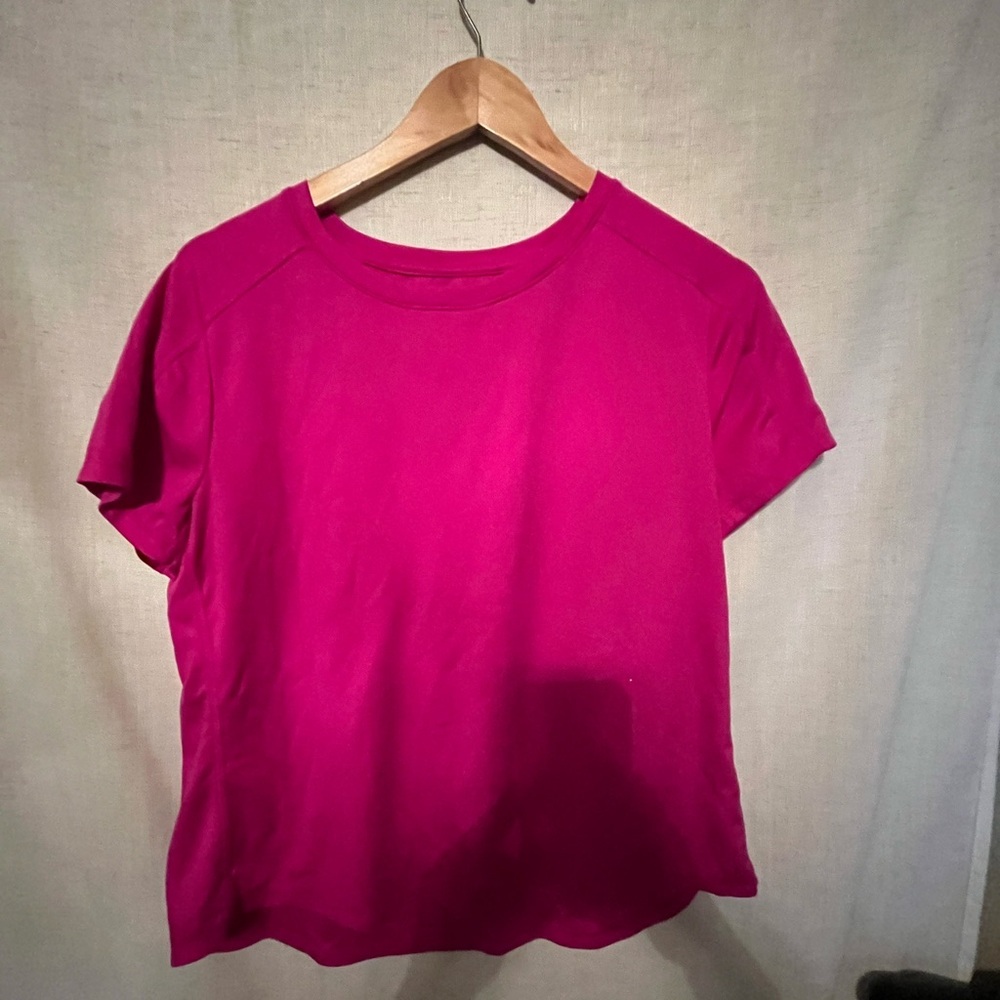 Avia Women's Bright Fuchsia Short Sleeve Tee Size XL - Picture 2 of 5